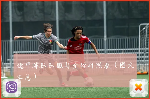 德甲球队队徽与全称对照表（图文汇总）